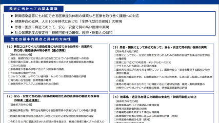 令和４年度診療報酬改定の基本方針（骨子案の概要）